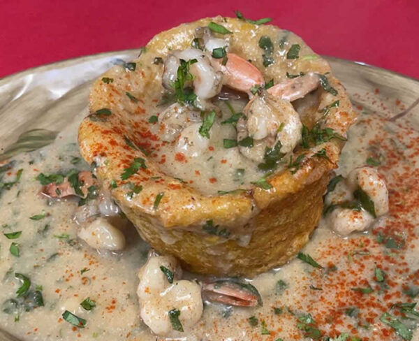 Mofongo de Camarón al ajillo
